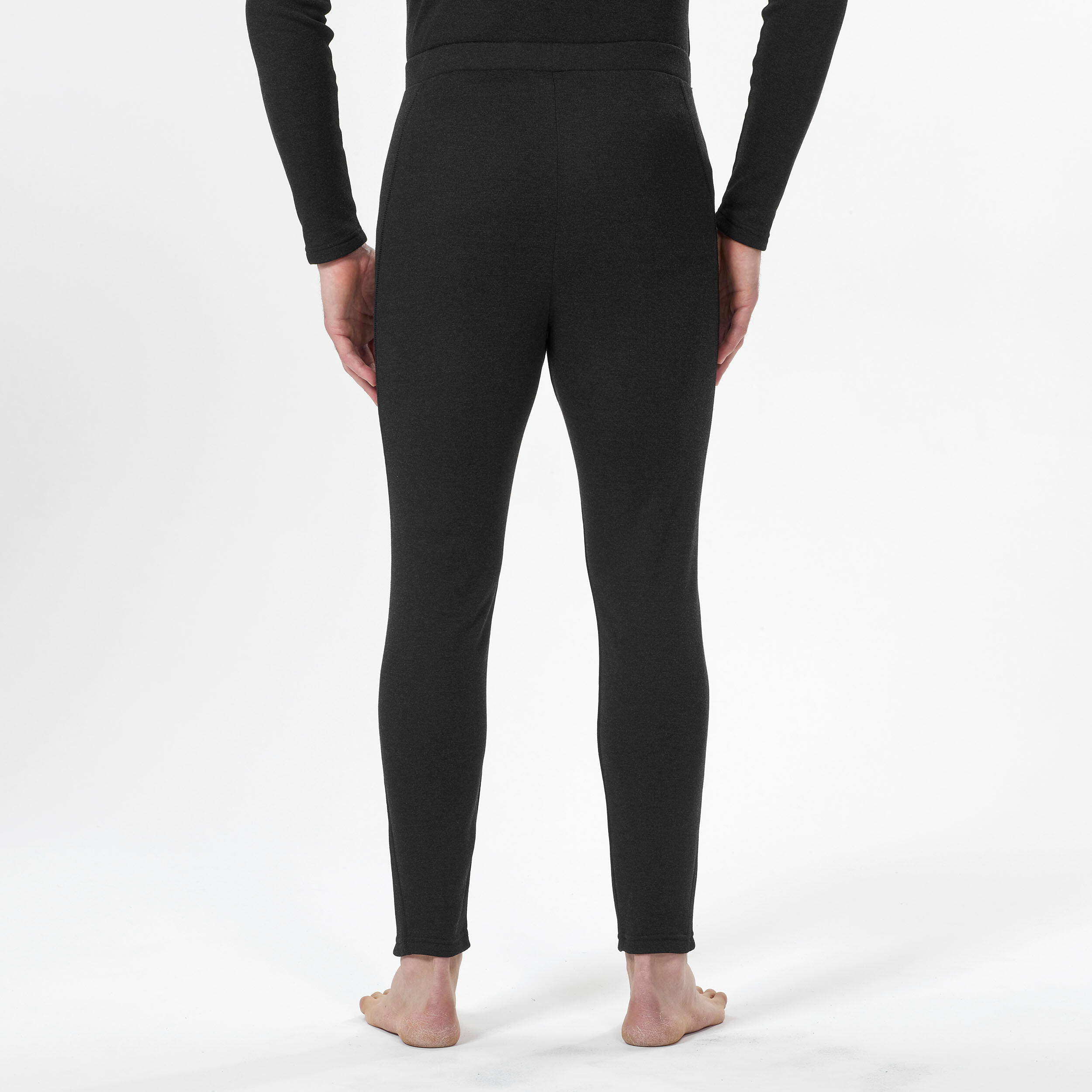 Men's Base Layer Bottoms - BL 100 Black - WEDZE