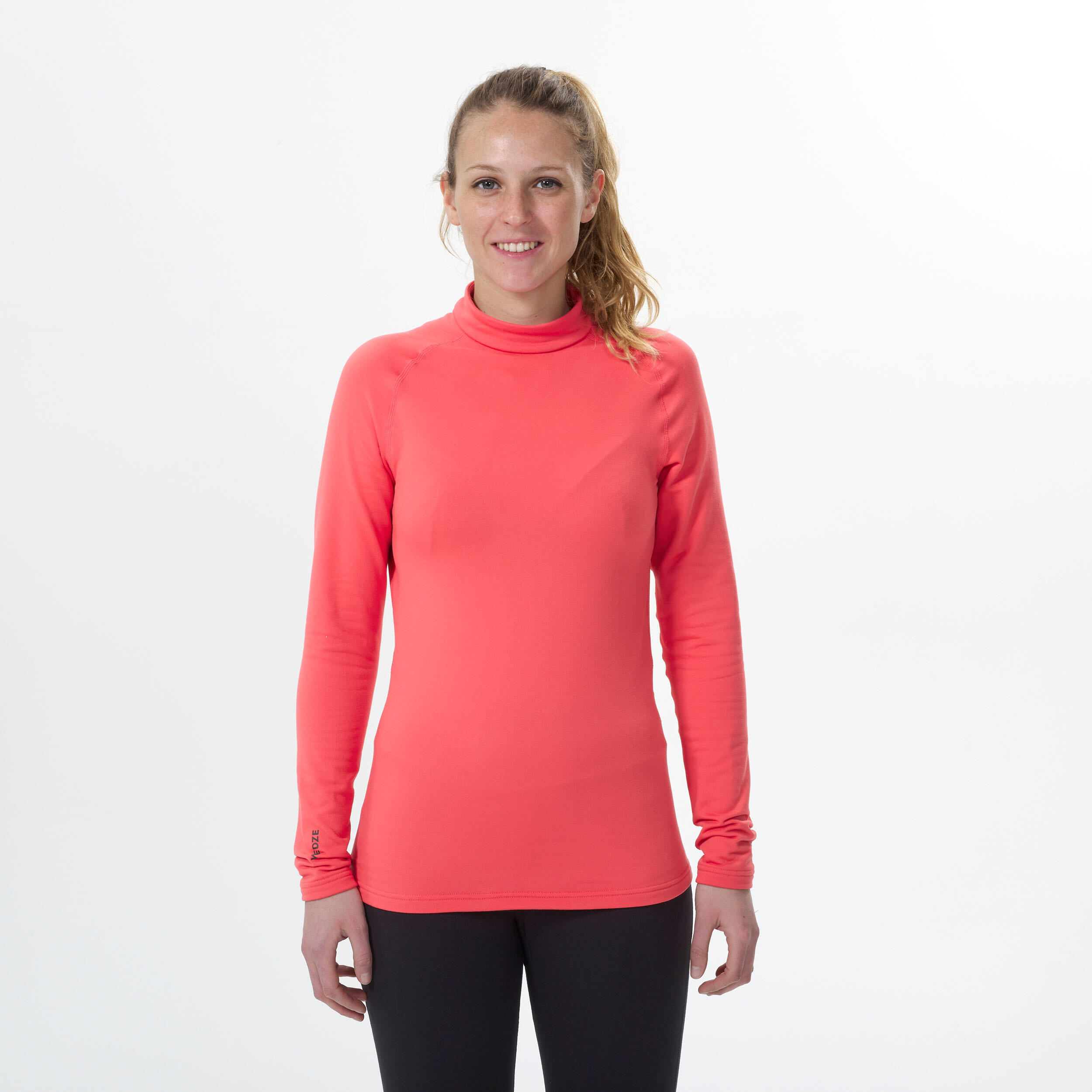 Women's Ski Base Layer Top 500 Coral