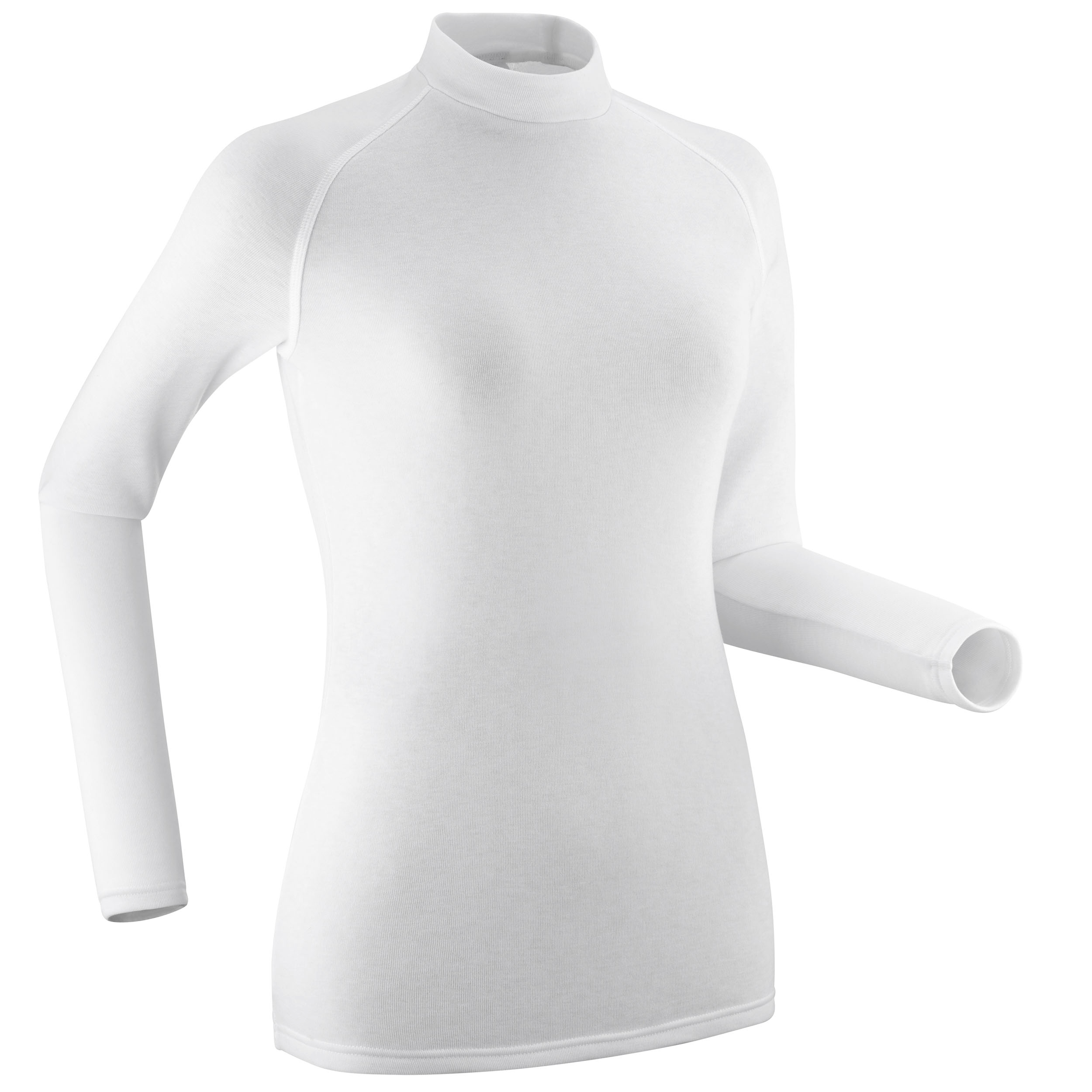 Sous-vêtement thermique de ski femme - BL 100 haut -  Blanc