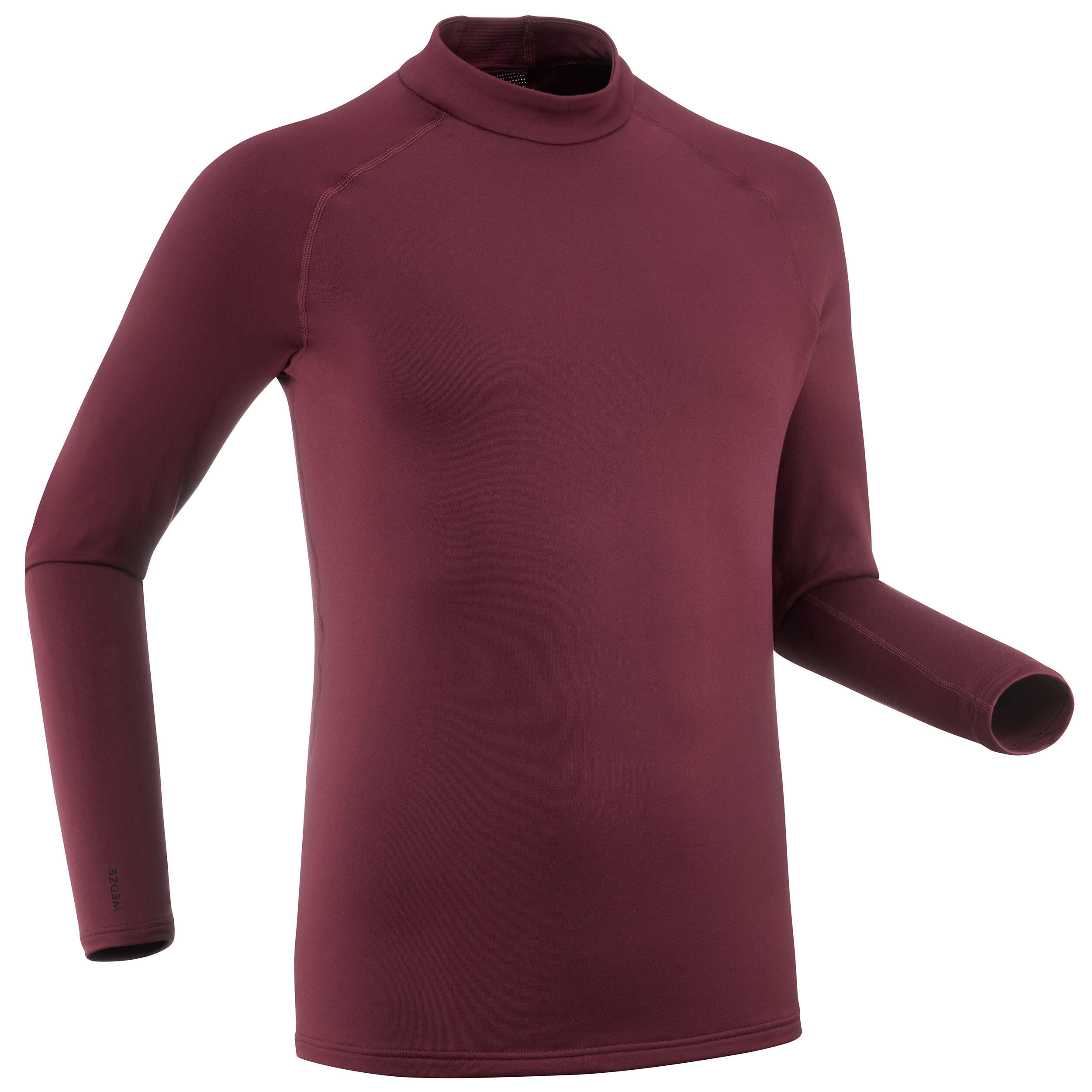 Men's Ski Base Layer Top - BL 500 - Bordeaux 2/7