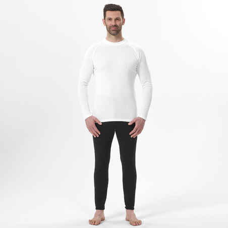 Men's ski base layer top - BL 100 
 - White 