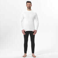 Men's ski base layer top - BL 100 
 - White 