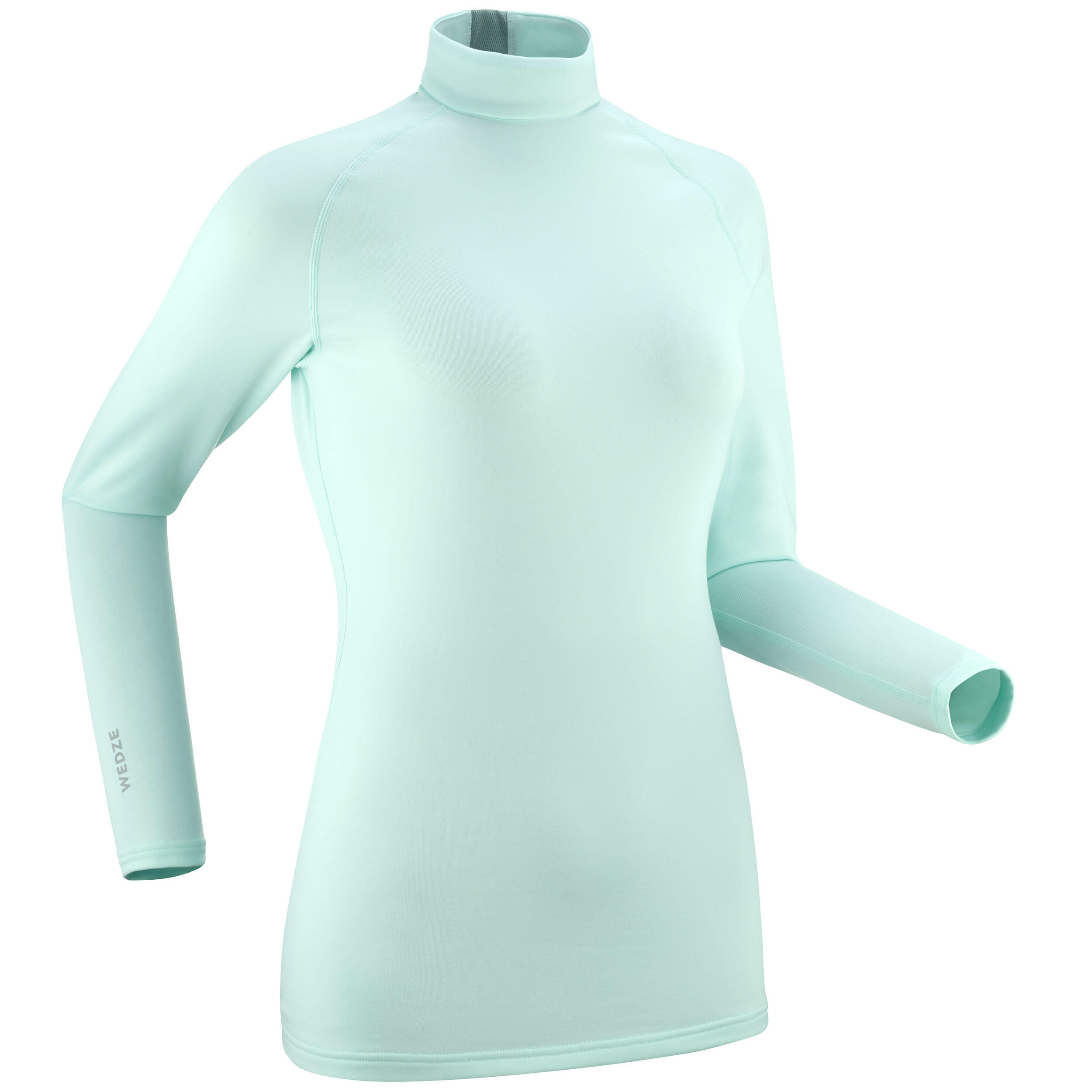 Women's Ski Base Layer Top - 500 - Mint Green 2/9