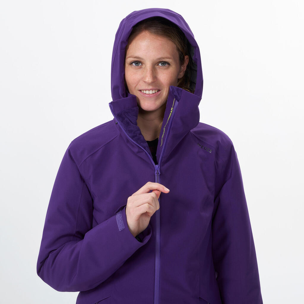 Skijacke Damen warm - 500 gelb 