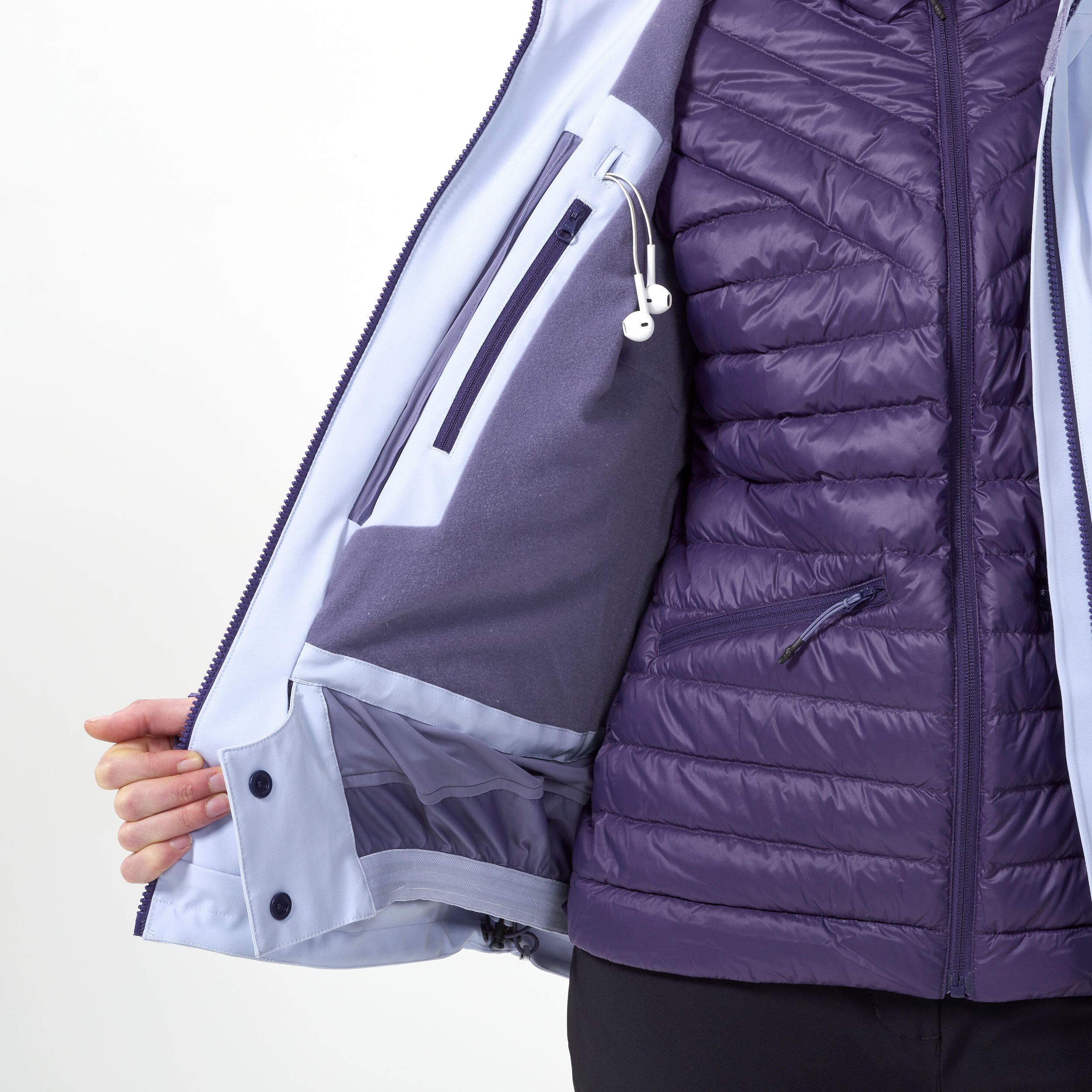 WOMEN’S SKI JACKET + LINER JACKET 980 - LILAC 13/18