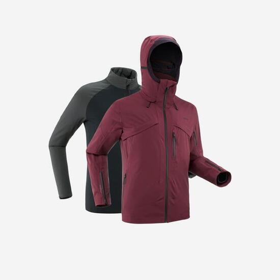 Second Hand - Giacca + sotto giacca sci uomo 980 bordeaux