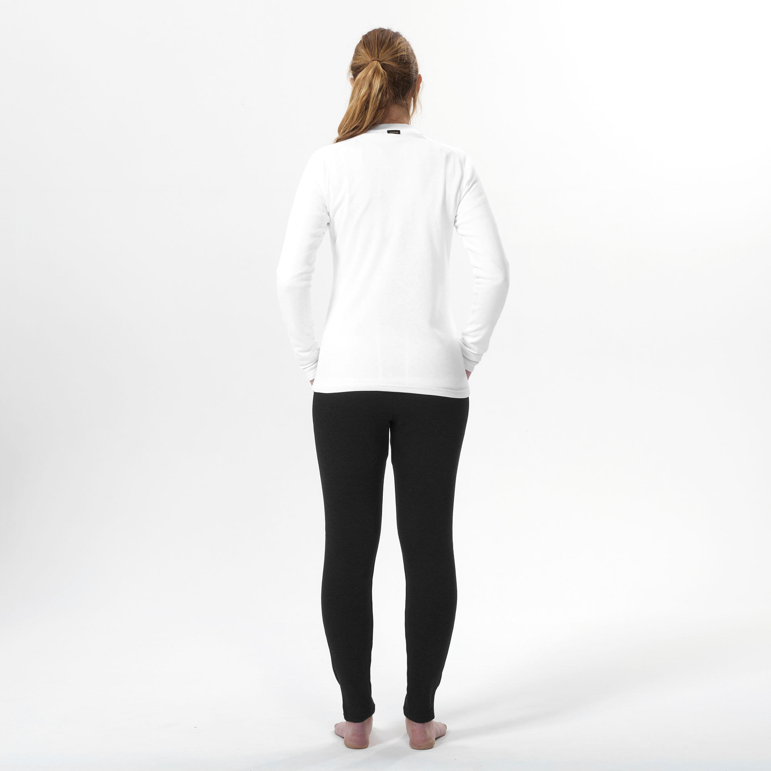 Buy WEDZE By Decathlon Women Grey Colourblocked Thermal Bottoms