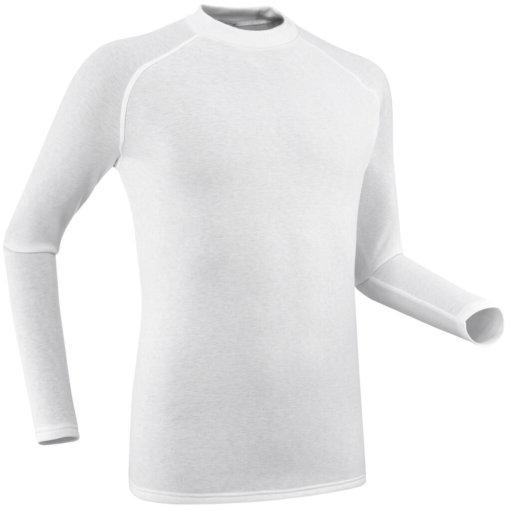 Vīriešu slēpošanas termoveļas krekls “BL 100”, balti nekrāsots
