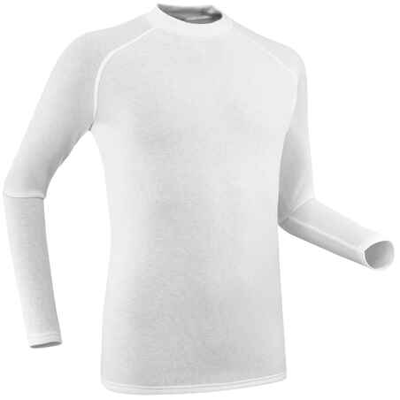 Pánske lyžiarske spodné tričko BL100 biele