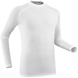 Maglia termica sci uomo 100 bianca