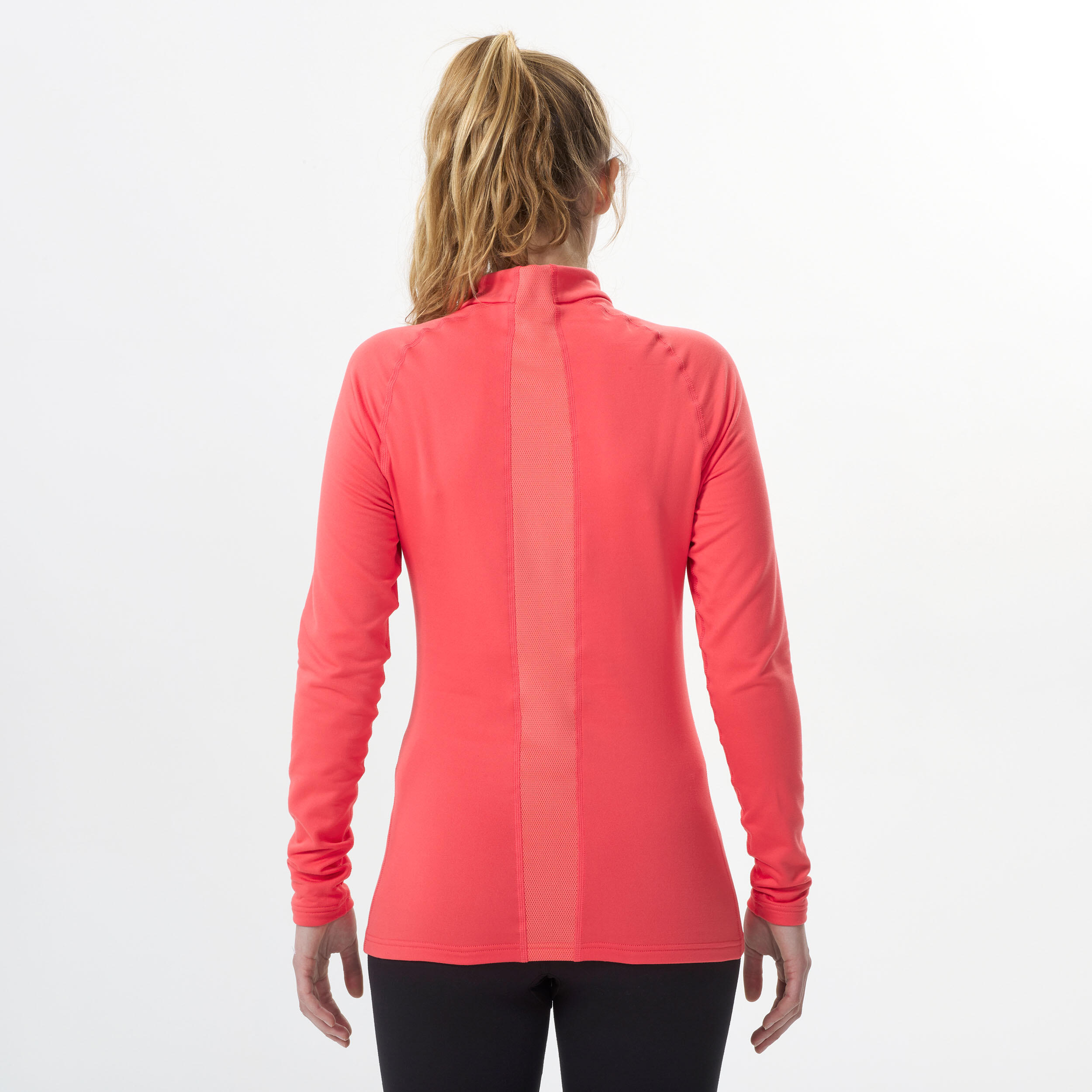 Women's Ski Base Layer Top 500 Coral 5/8