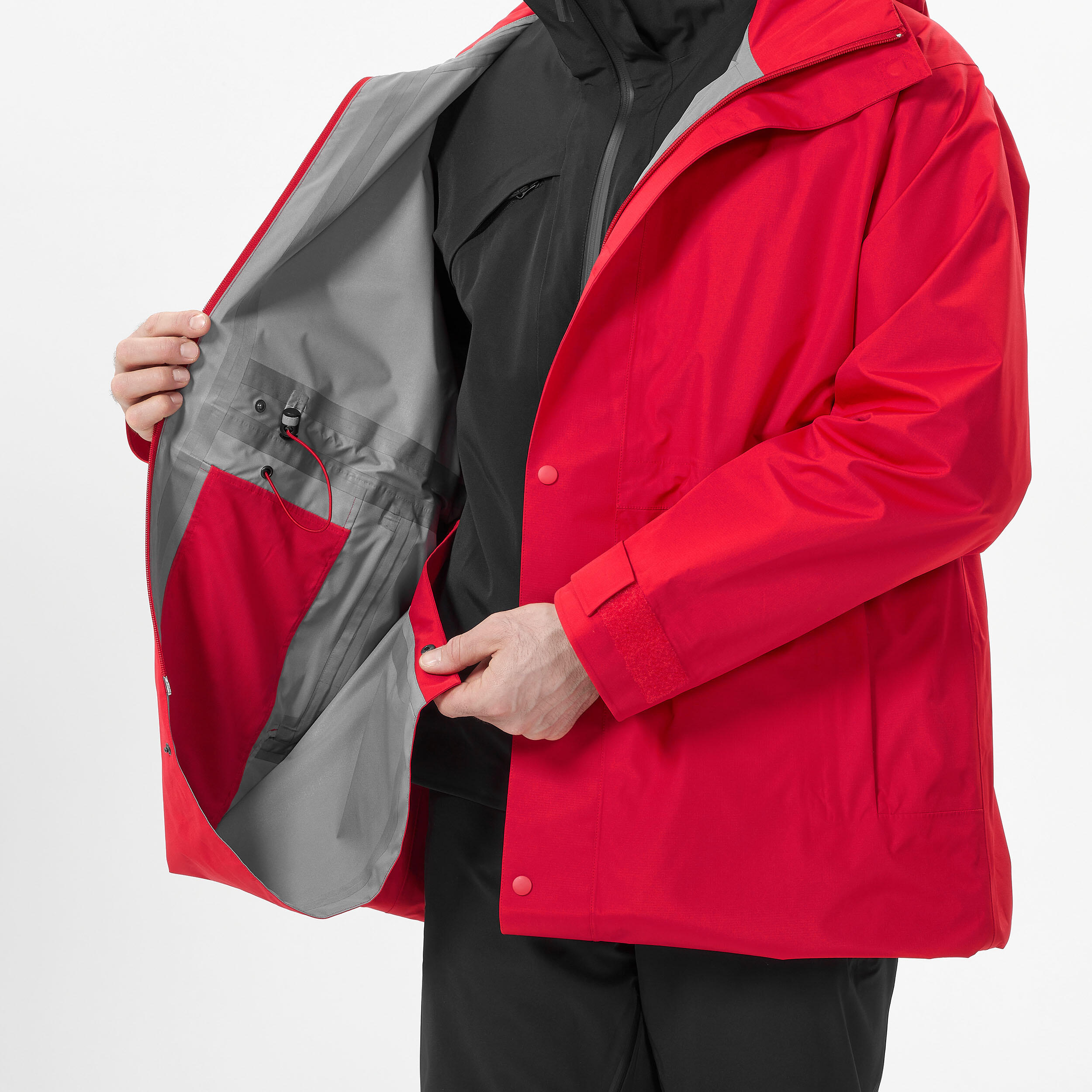 CAPA DE SKI DE CLUBE COMPETIÇÃO ADULTO 980 VERMELHO 9/10