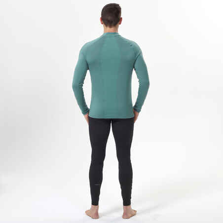 Men's Ski Base Layer Top - BL 500 - Green