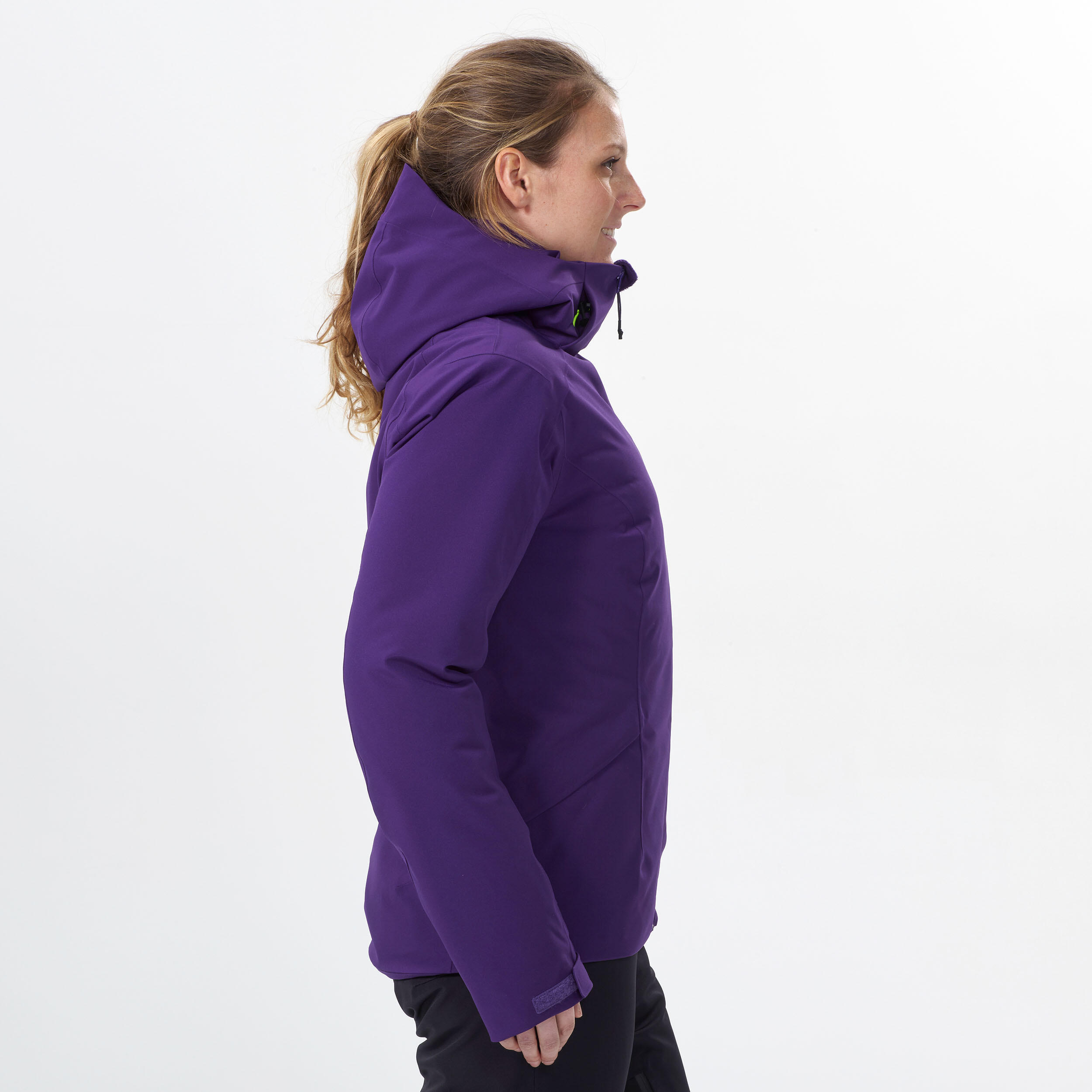 WOMEN’S WARM SKI JACKET - 500 - PURPLE 5/10