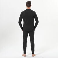 Camiseta térmica de esquí hombre - BL 100 - negro 