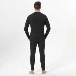 Men's ski base layer top - BL 100 - Black 