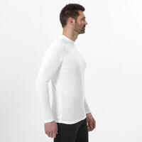 Vyriški apatiniai slidinėjimo marškinėliai „100“, balti