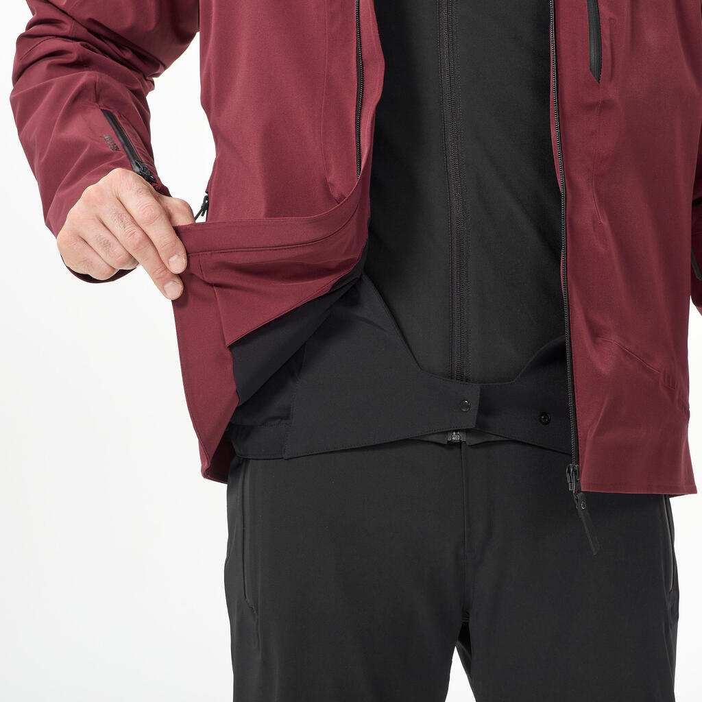 Skijacke mit Unterziehjacke Herren - 980 bordeaux 