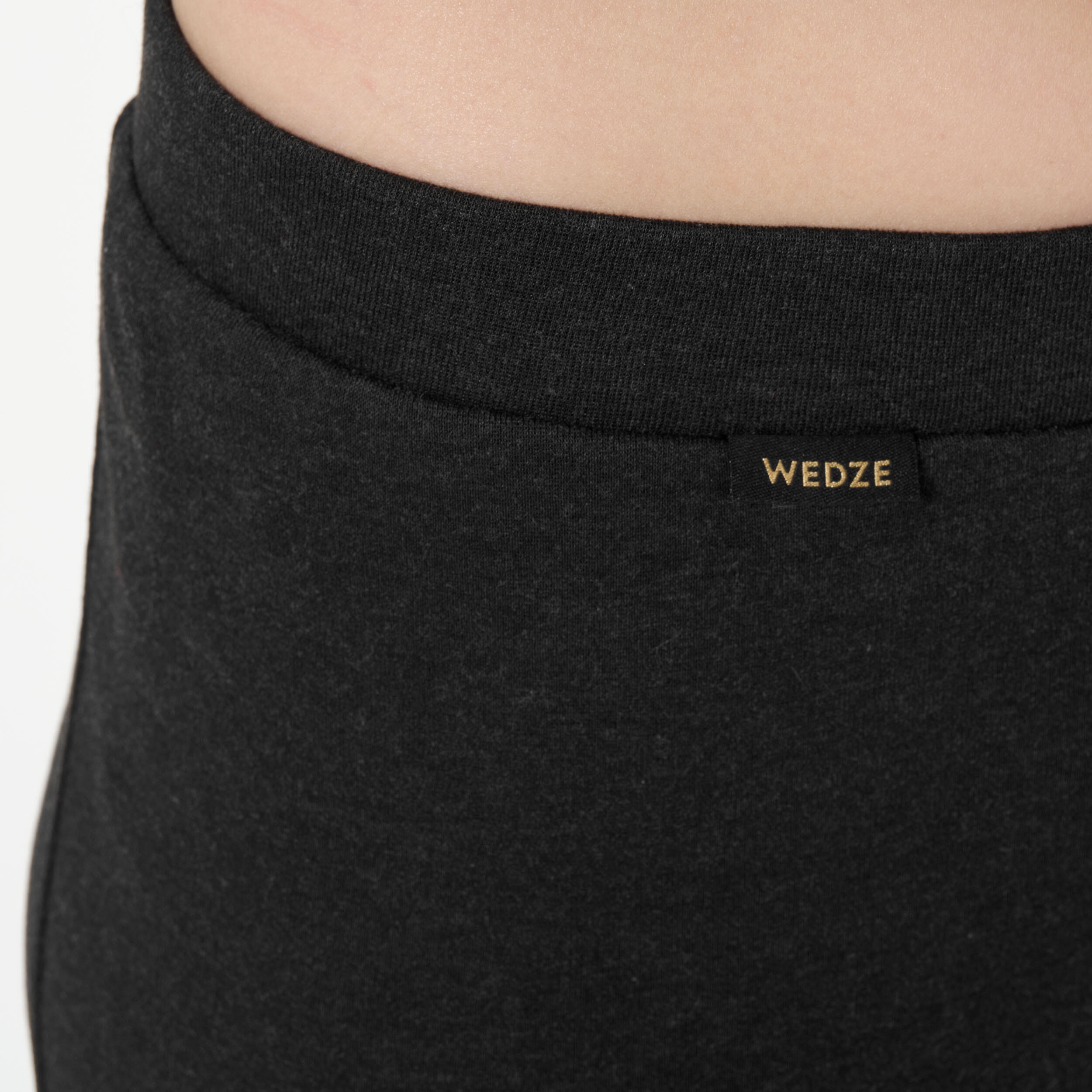 Women’s Base Layer Bottoms - BL 100 Black - WEDZE