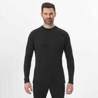 Men's ski base layer top - BL 100 - Black 