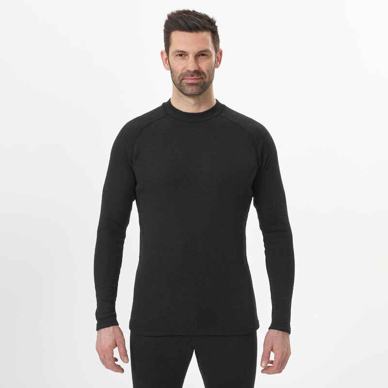 Men's Ski Base Layer Top - BL 100 - Black