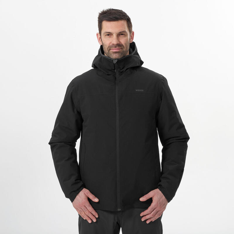 Chaqueta de Invierno y Esquí Hombre Wedze Ski-P 100 negro