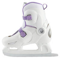 Kids' Ice Skates - Play 3 White/Violet