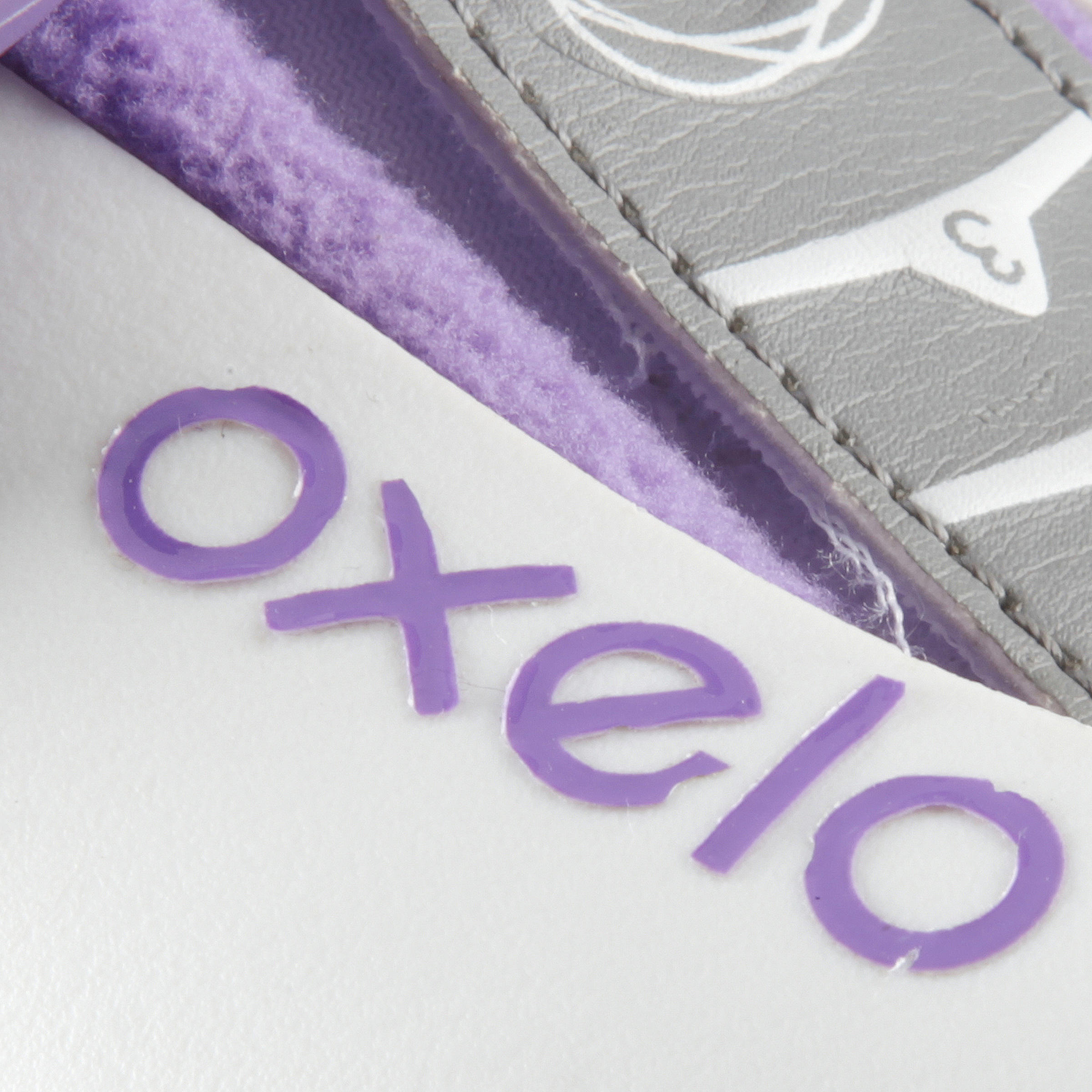 Patins à glace enfant - Play 3 blanc/violet - OXELO