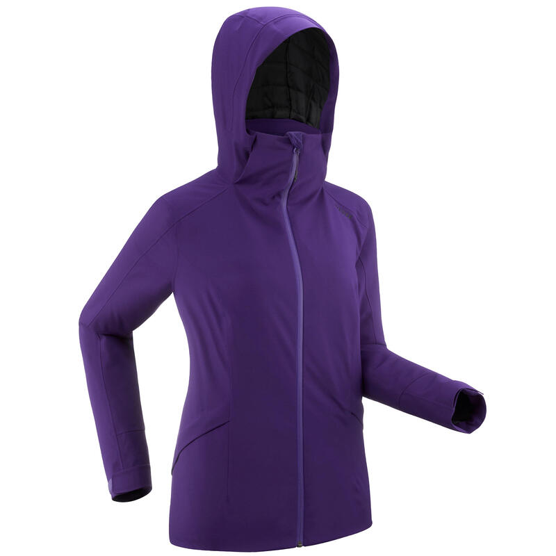 Women’s Warm Ski Jacket 500 Purple