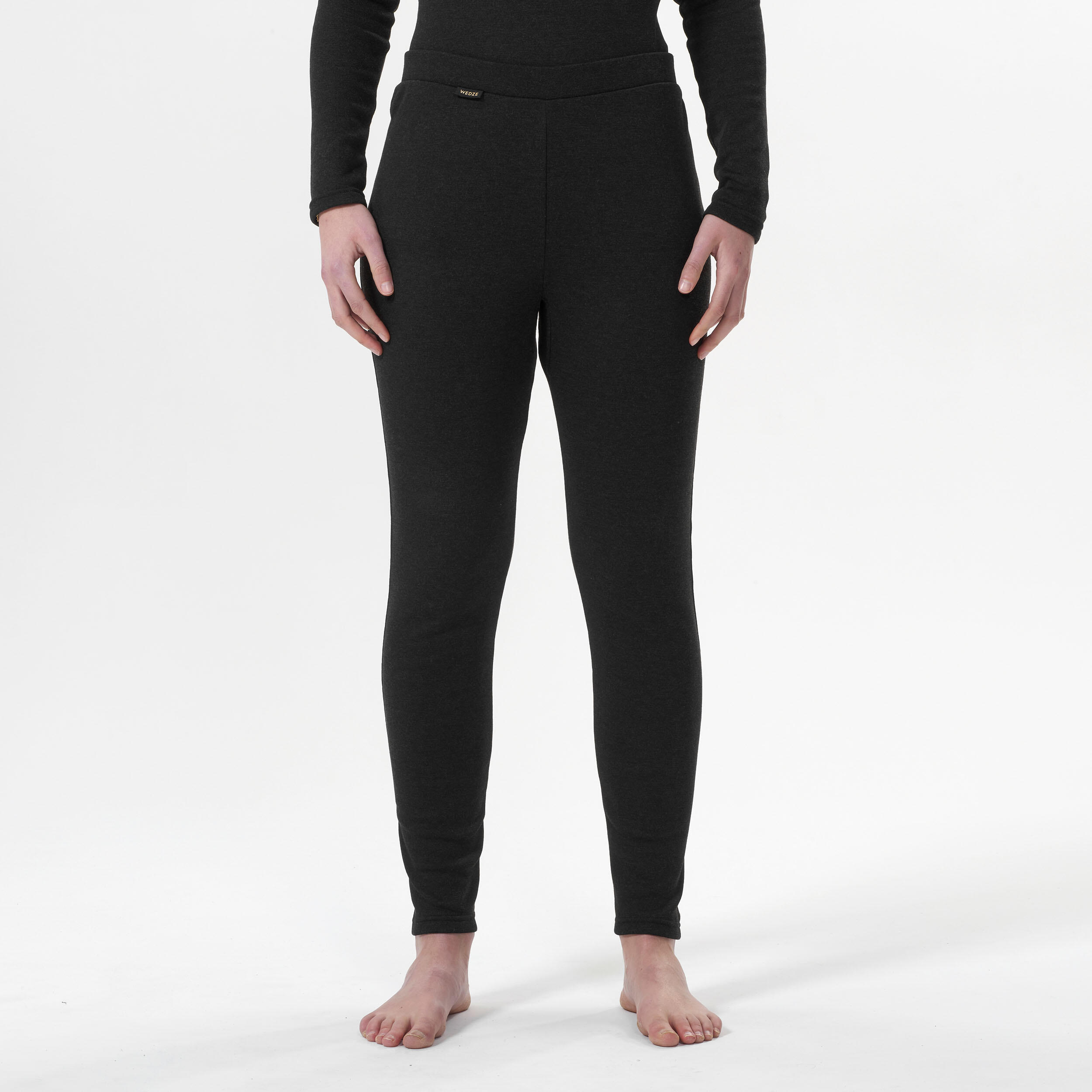 Pantalon térmico primera capa para Mujer Wedze Ski 500 negro