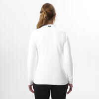 Women's Warm, Comfortable Thermal Skiing Base Layer Top BL100 - White