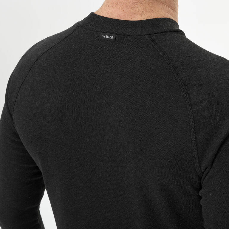 Men's ski base layer top - BL 100 - Black 