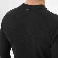 Men's Warm, Comfortable Thermal Skiing Base Layer 100 -  Black