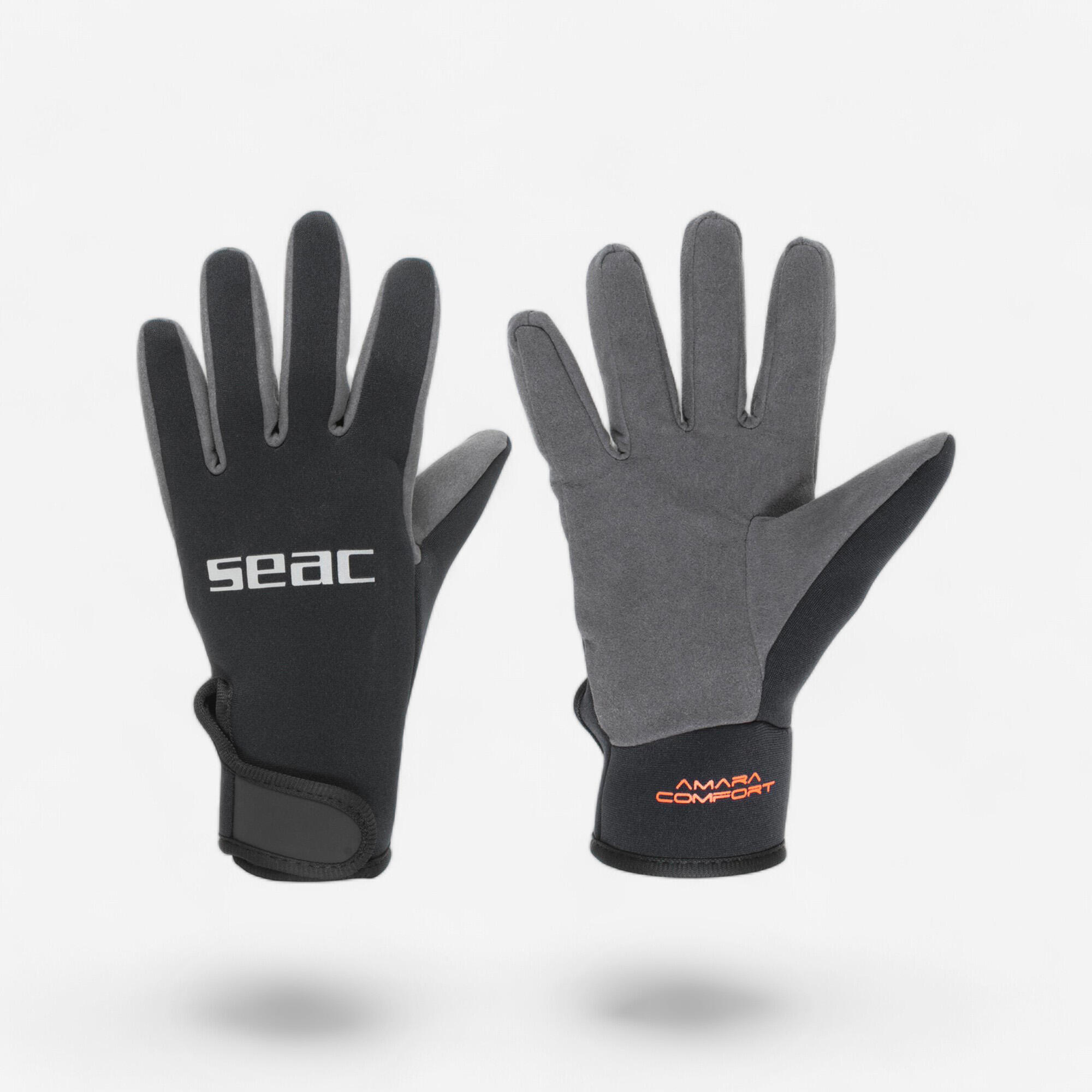 Neoprén kesztyű, 1,5 mm - Amara Comfort Seac akciós termékkép 1