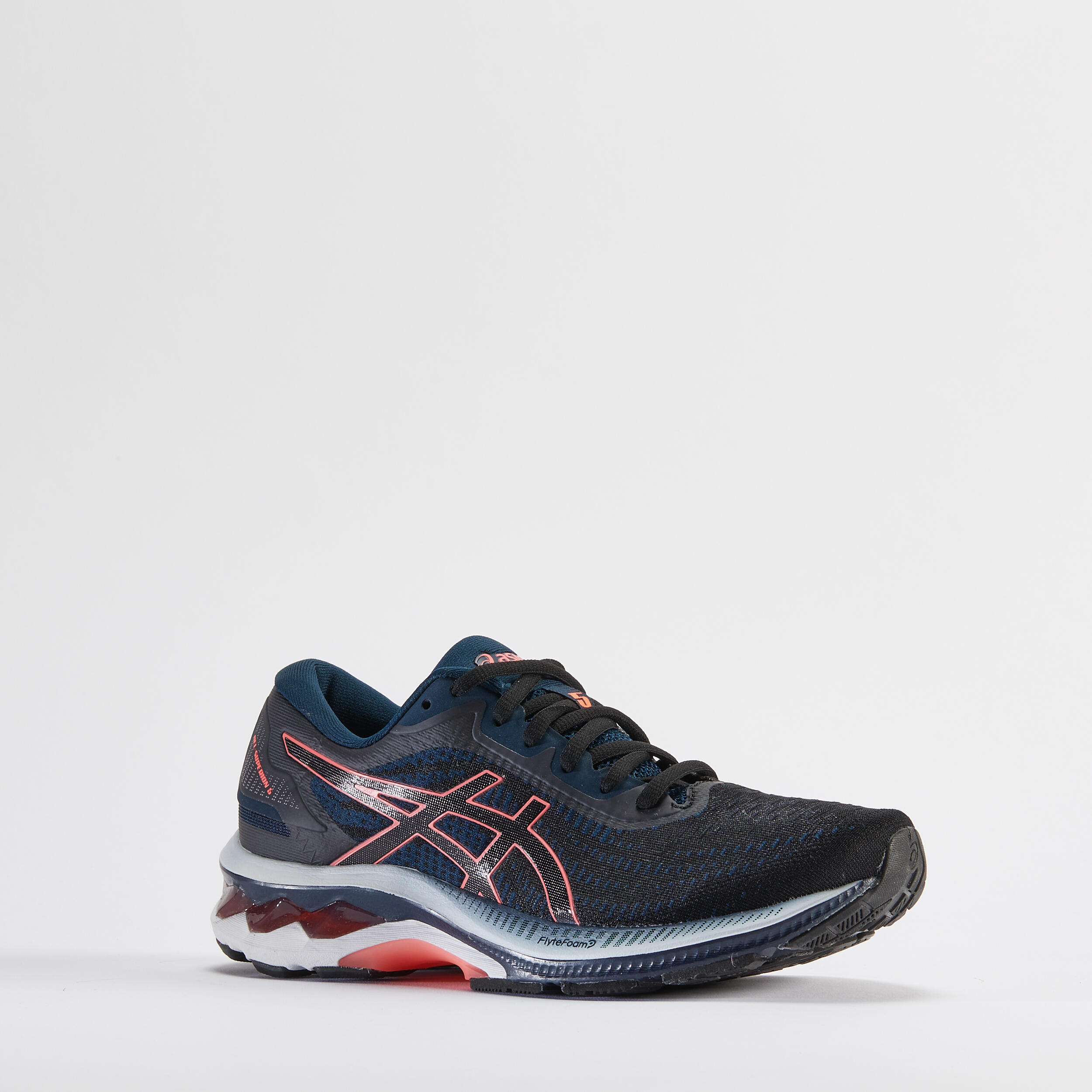 ASICS GEL SUPERION 5 WOMEN S RUNNING SHOES BLUE AND PINK Decathlon