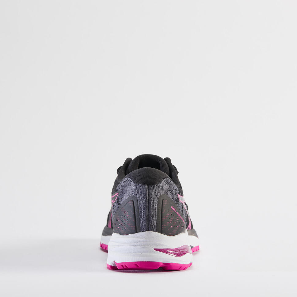 GEL ZIRUSS 4 WOMEN'S RUNNING SHOES BLACK ASICS Decathlon