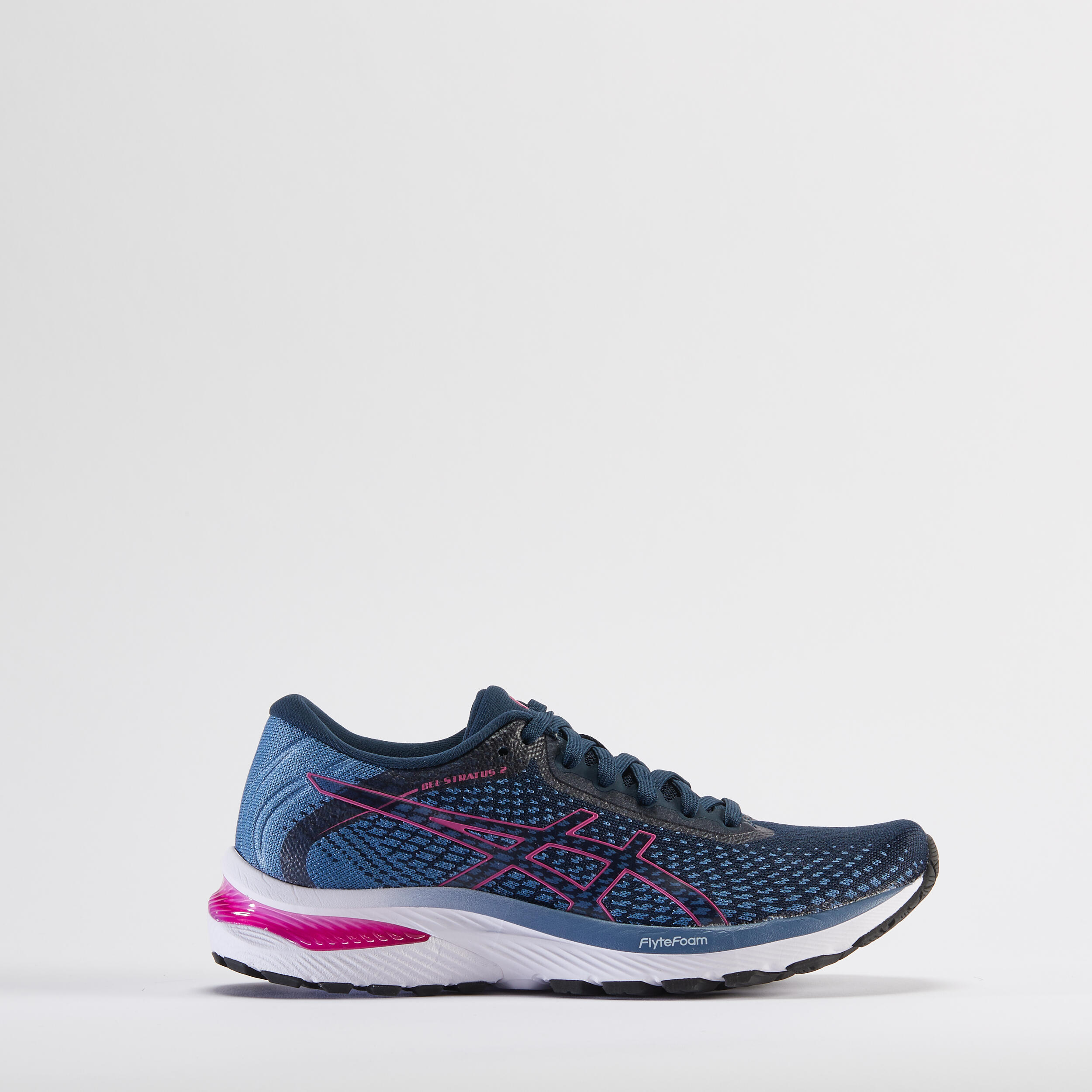 asics purple running shoes