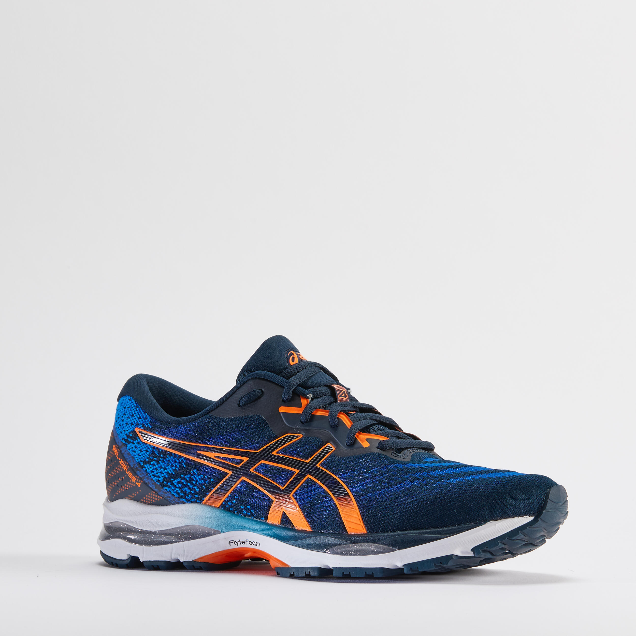 ASICS GEL ZIRUSS 4 MEN’S RUNNING SHOES - BLUE ORANGE  7/19