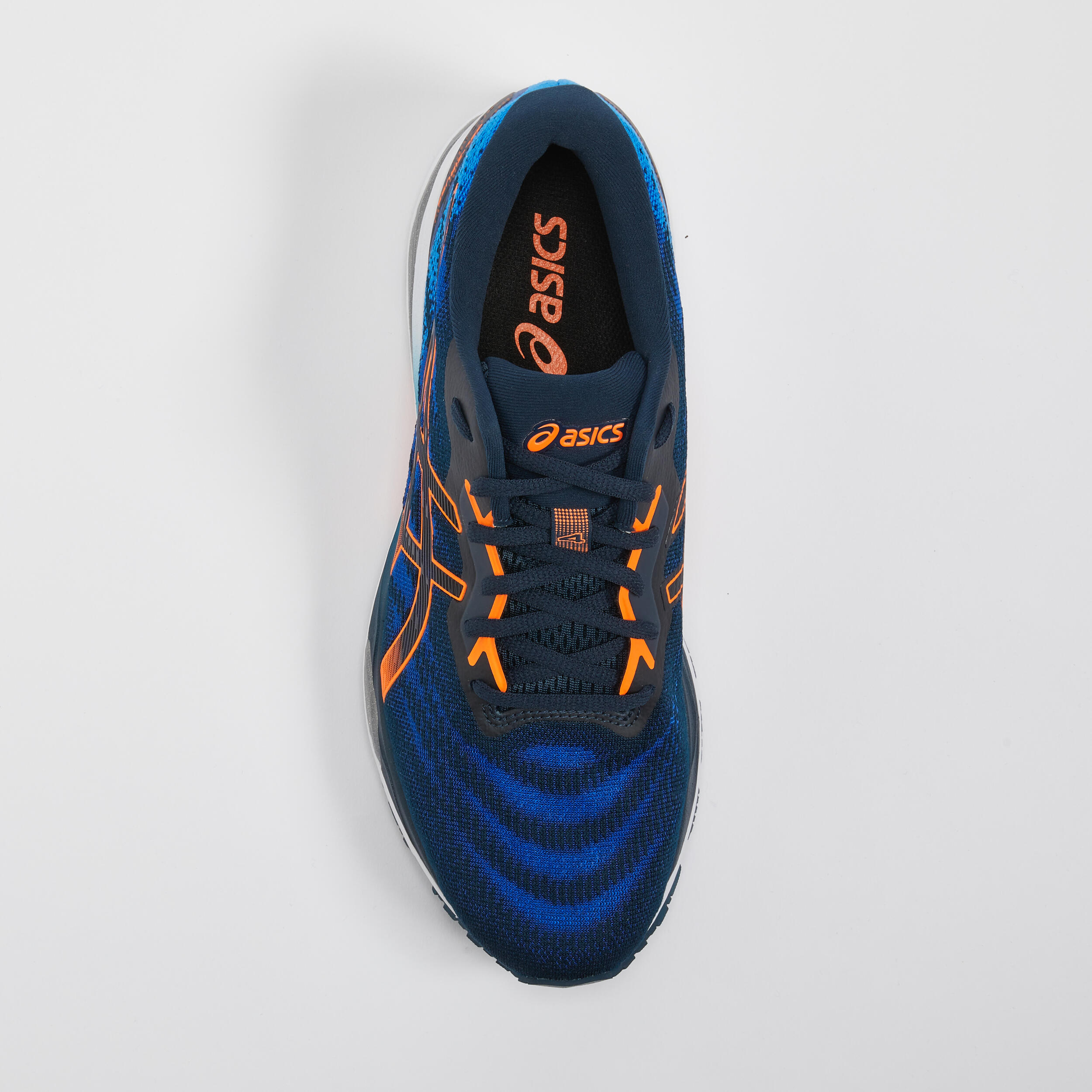 ASICS GEL ZIRUSS 4 MEN'S RUNNING SHOES - BLUE ORANGE - Decathlon