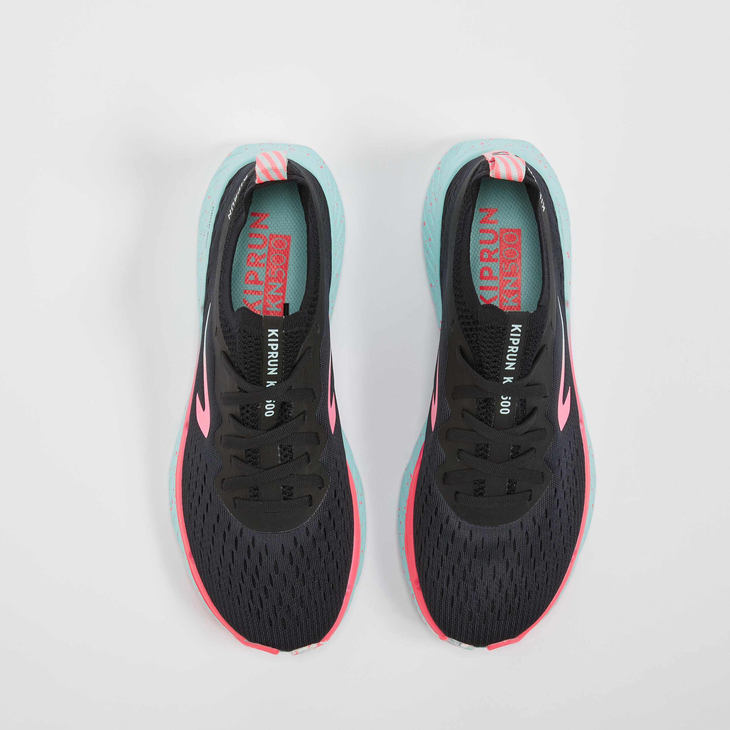 KN500 Women's Running Shoes - black green 6/7