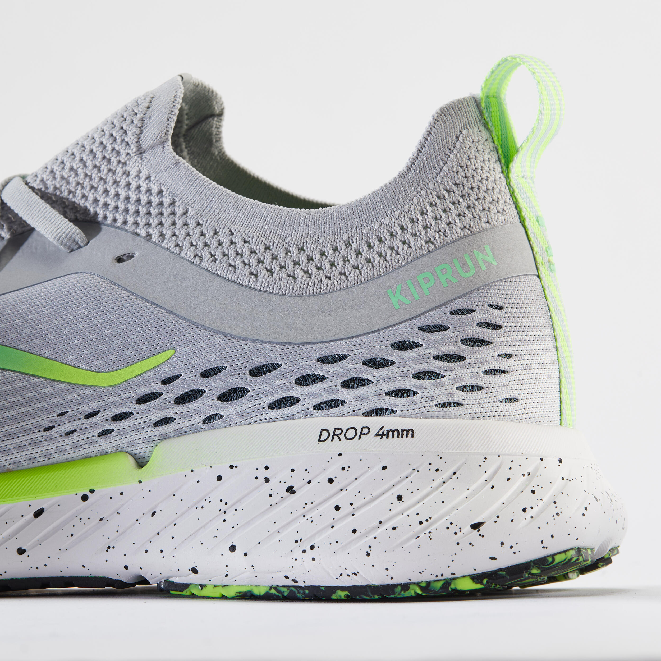 gray and yellow shoes