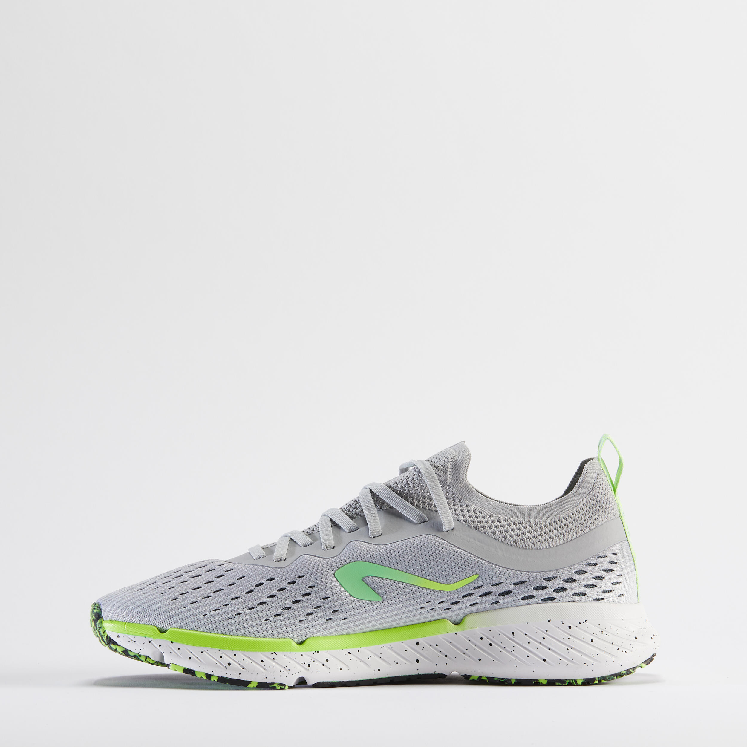 gray and yellow shoes