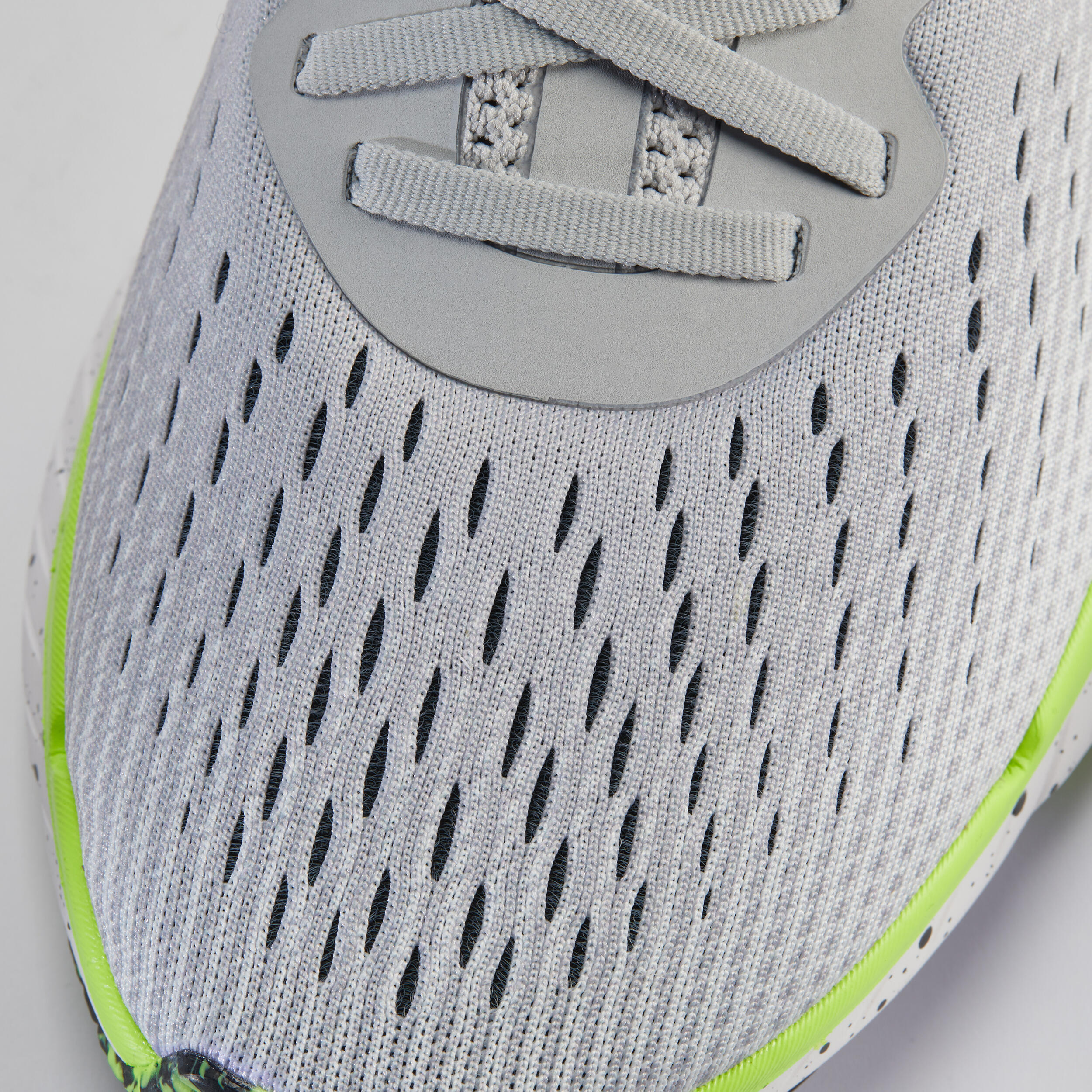 gray and yellow shoes