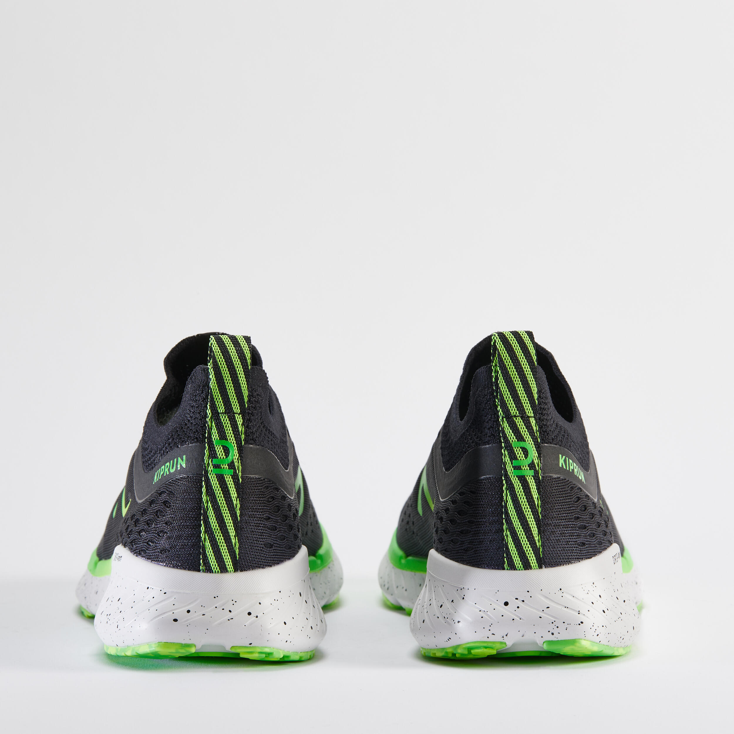 Men's Running Shoes – KN500 Black/Green - KIPRUN