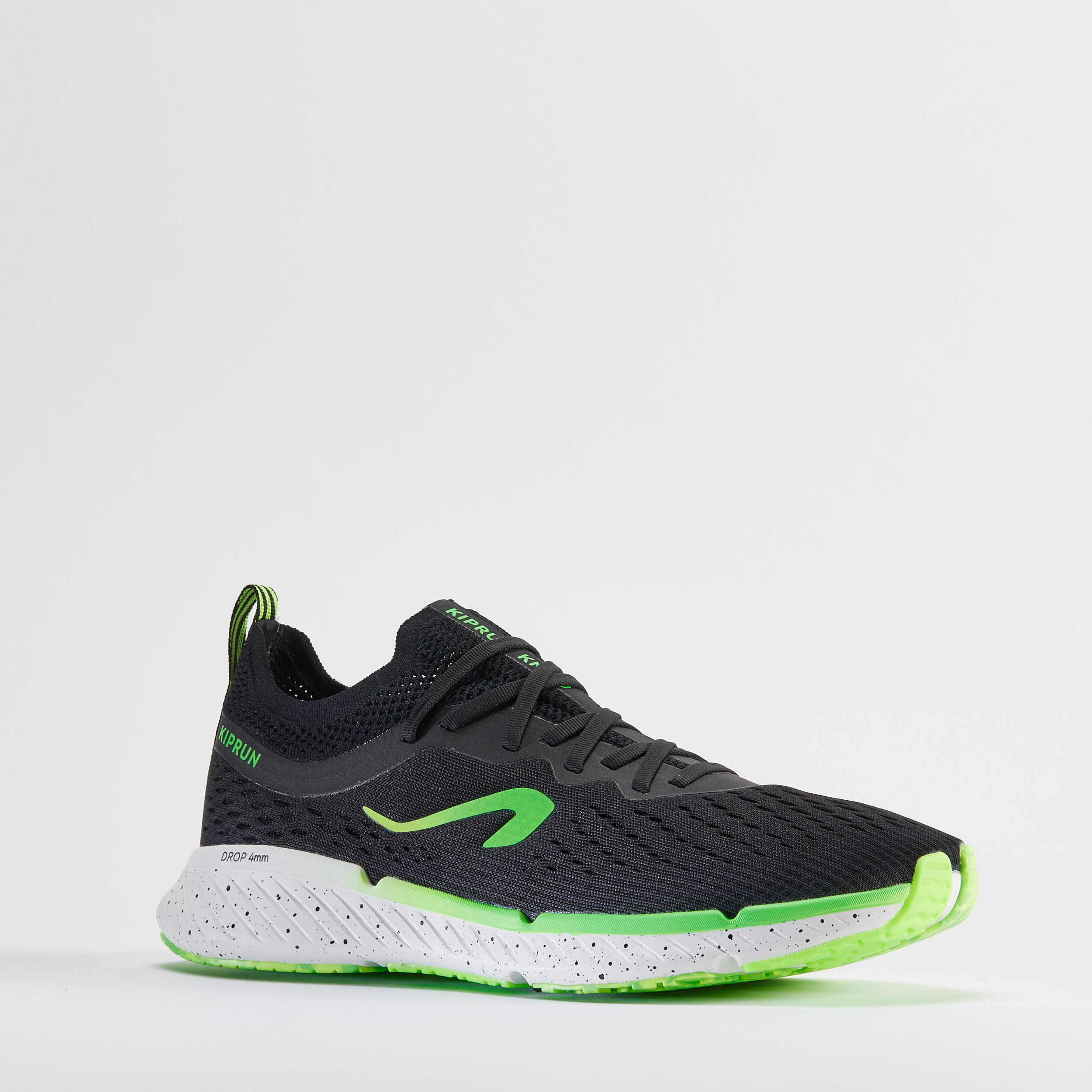 Kiprun KN500 Men s Running Shoes Black Green Kiprun KN500 Men s Running Shoes Black Green