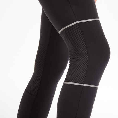 Warm Women's Warm Running Tights - black