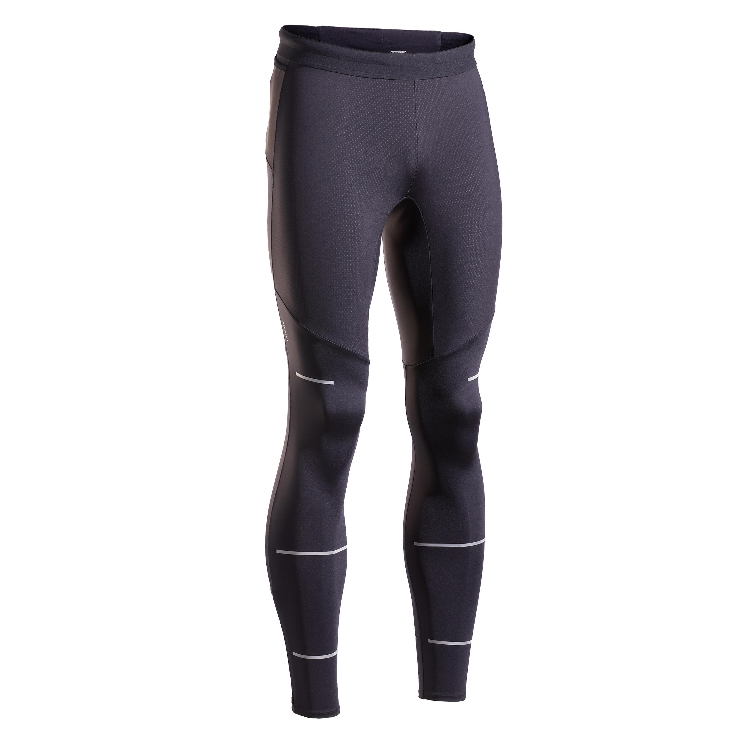 KIPRUN DRY MEN'S RUNNING TIGHTS - BLACK 11/11