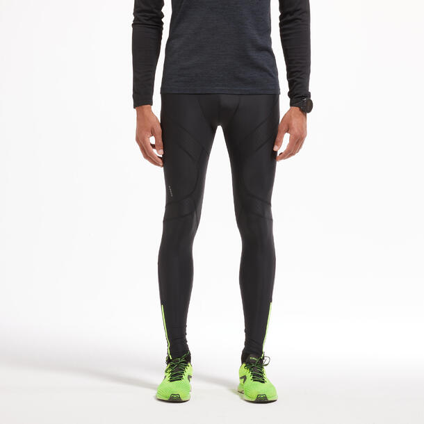 Men's Performance Running Compression Tights Black