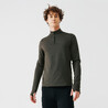 Men Warm Long-Sleeved Running T-shirt - Khaki