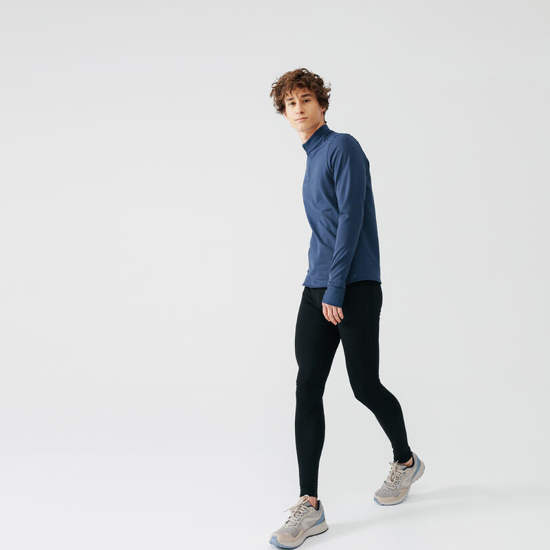 ФУТБОЛКА ДЛЯ БЕГА С ДЛИННЫМИ РУКАВАМИ МУЖСКАЯ Run Warm Decathlon 145903